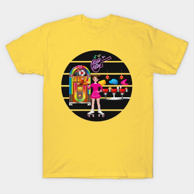 Retro Vintage 50s Diner T-Shirt by STYLISH CROWD TEES